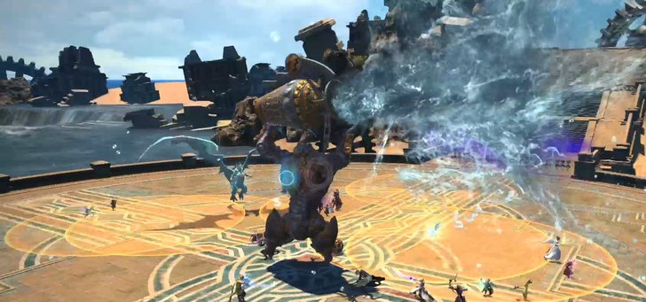 大海嘯+蒼の砲撃